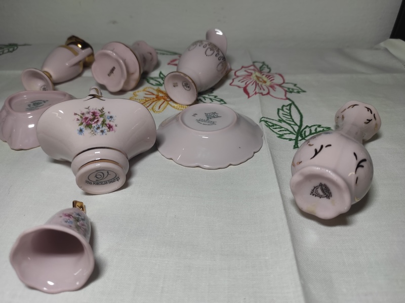 Mix růžový porcelán 