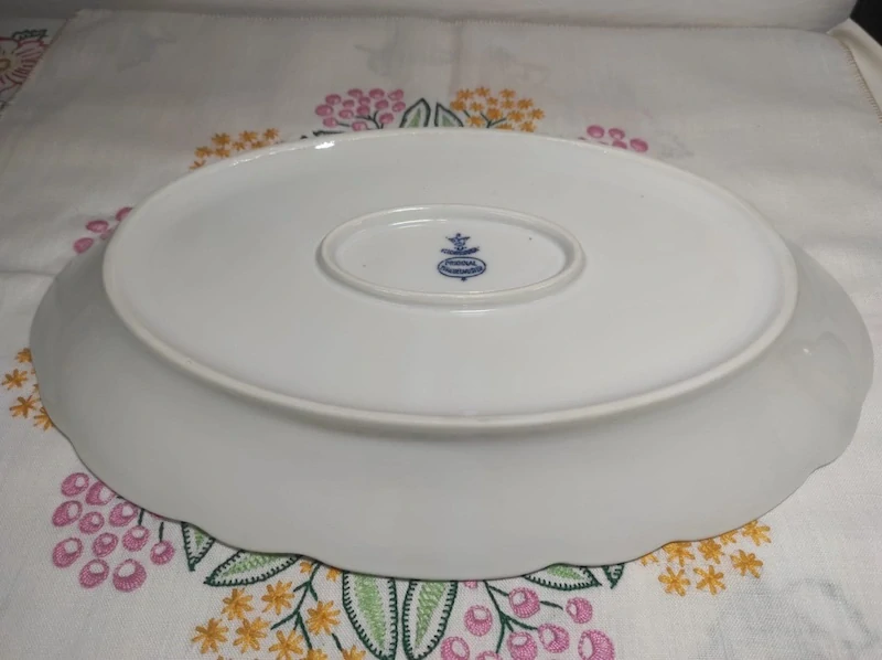 Ovalný tác - podnos - cibulák Dubí 