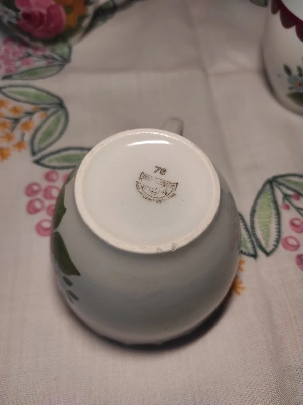 Čajový malovaný servis Ditmar Urbach 