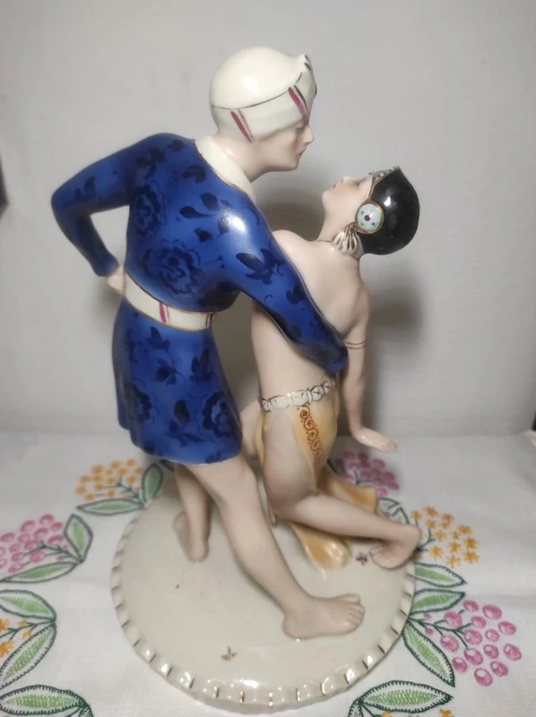 Taneční pár, Art Deco, Royal Dux