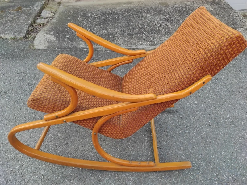 Retro houpací křeslo TON 