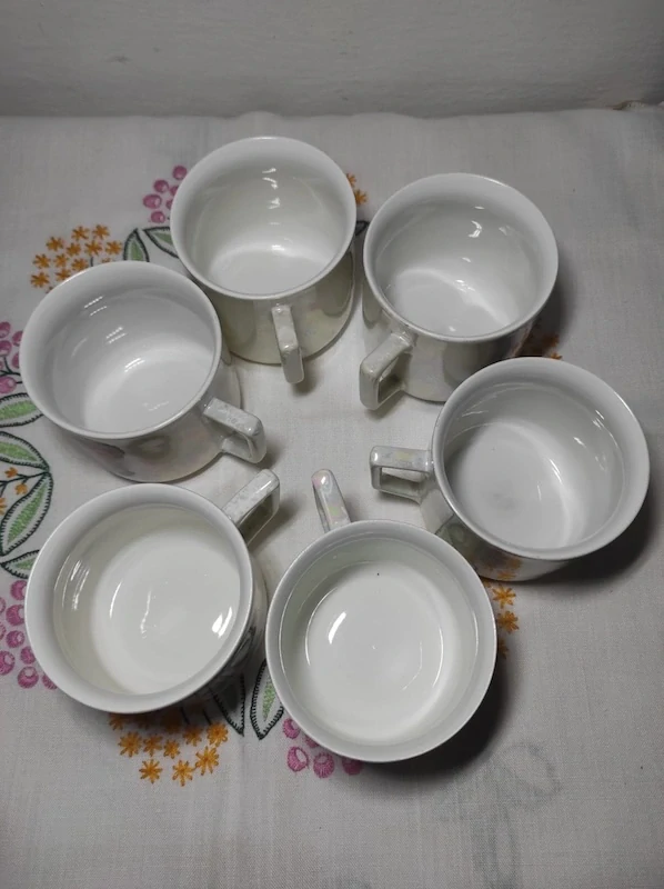 Staré porcelánové hrnky 6 ks