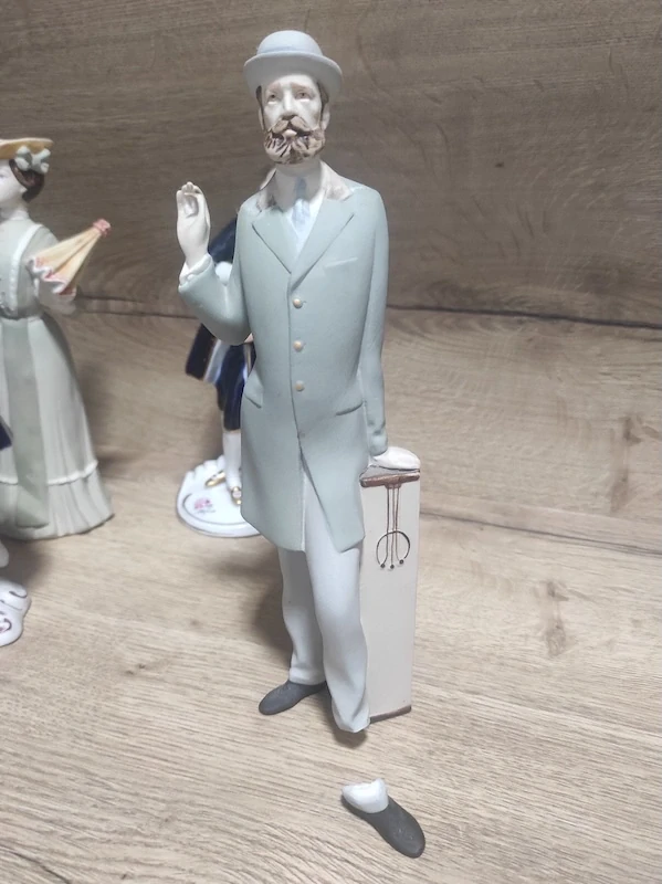 Porcelánové sošky Royal Dux – set 5 ks