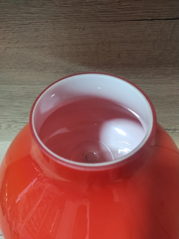 Retro skleněná stolní lampička Štěpán Tabery