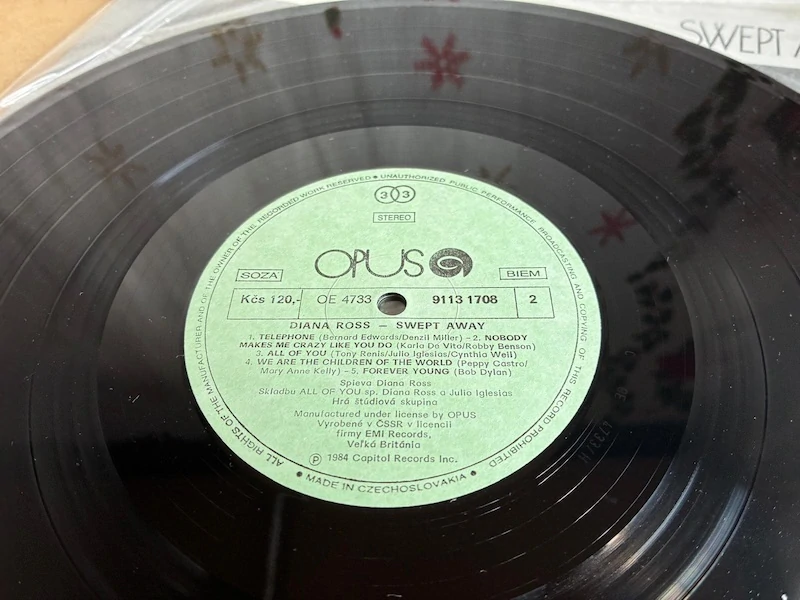 LP Diana Ross – Swept Away