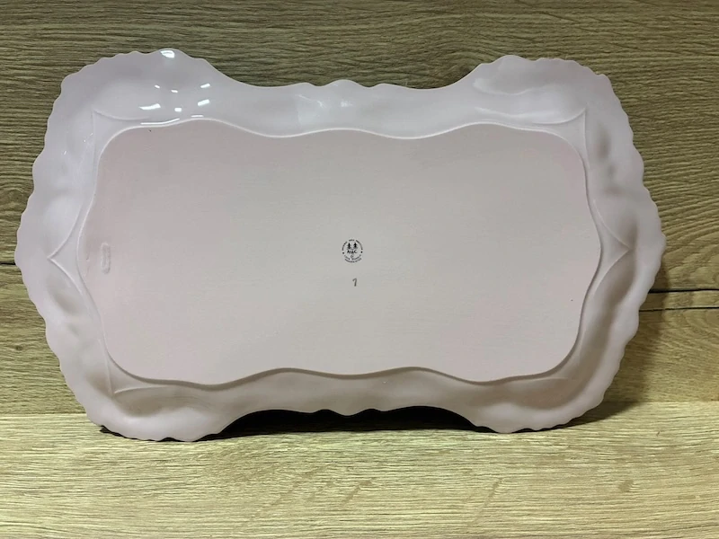 Tác růžový porcelán H&C 