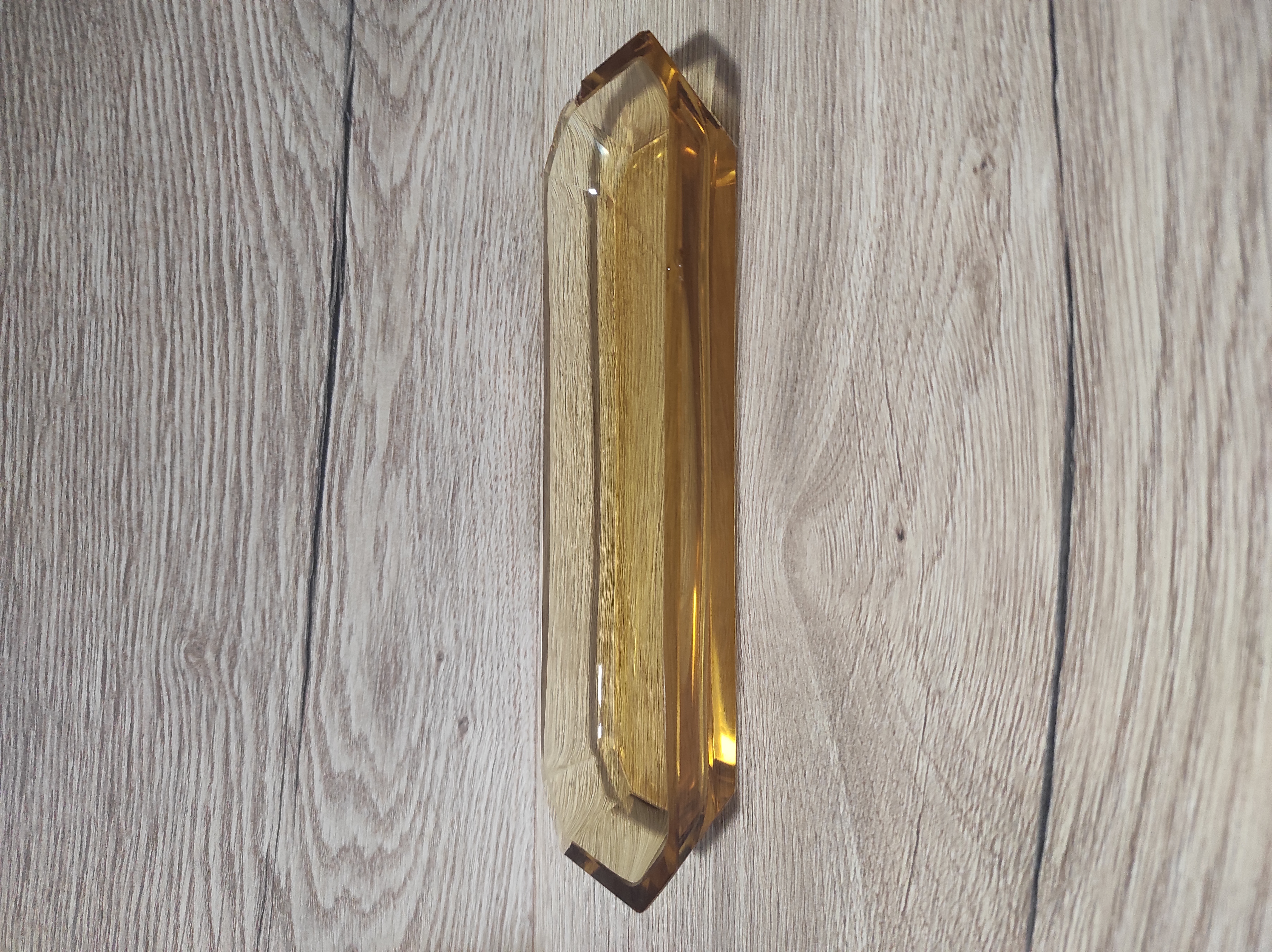 Likérová souprava medové sklo 