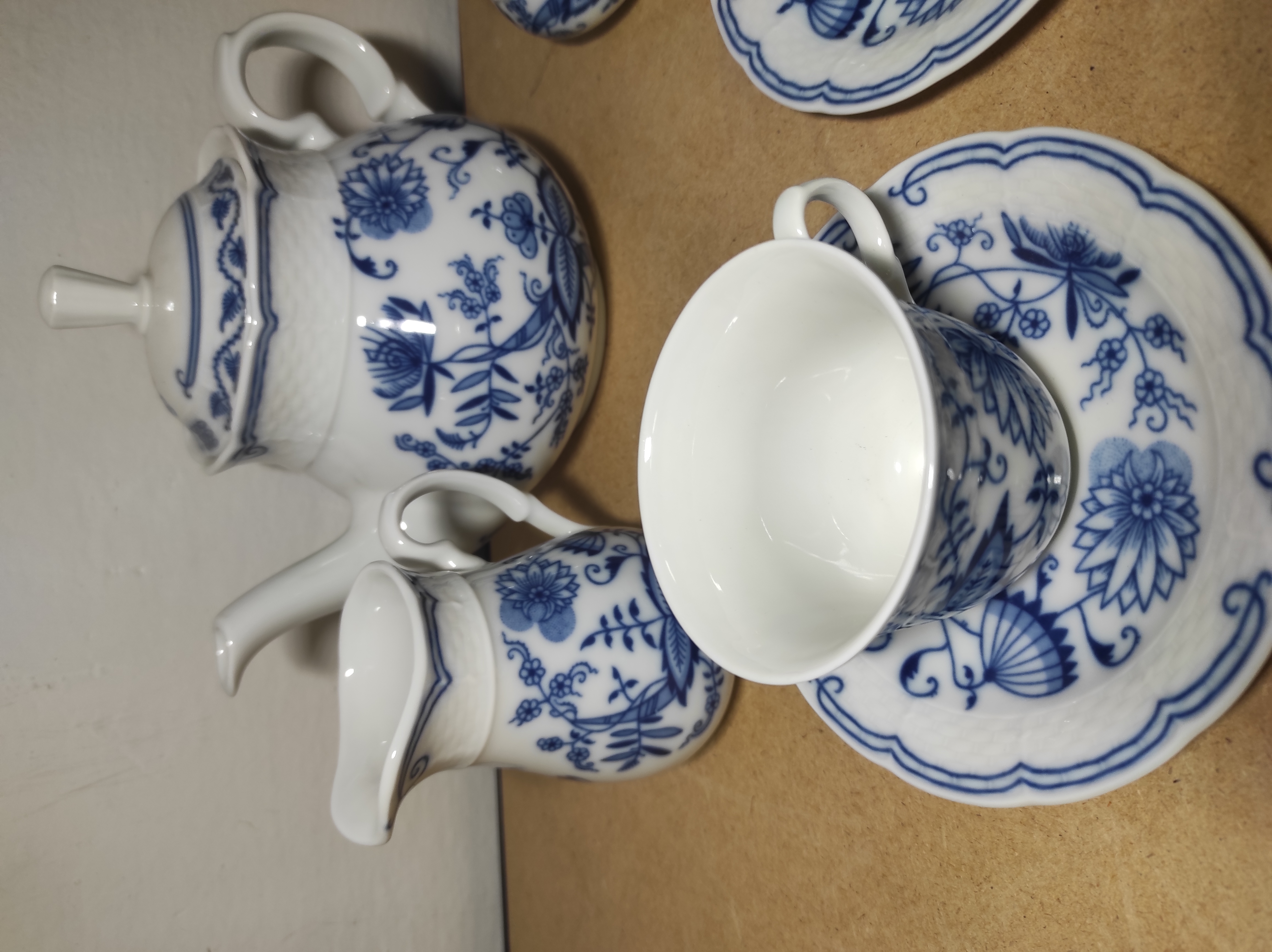 Moka kávová souprava, cibulák Thun 