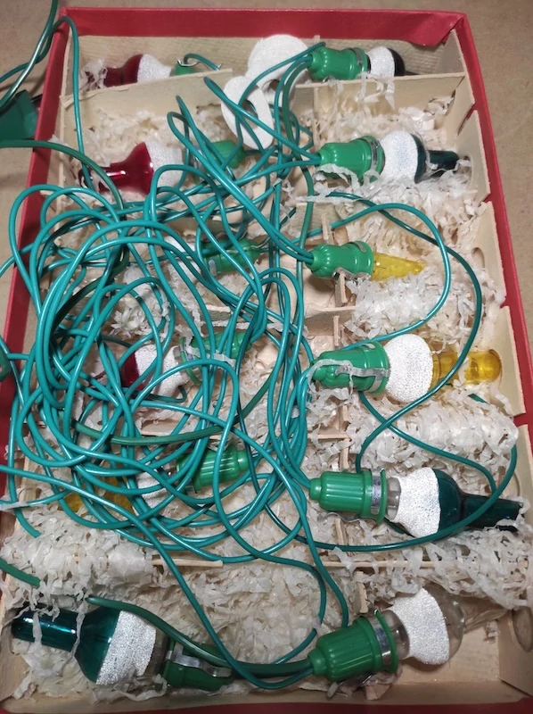 Retro vánoční světýlka Aladin