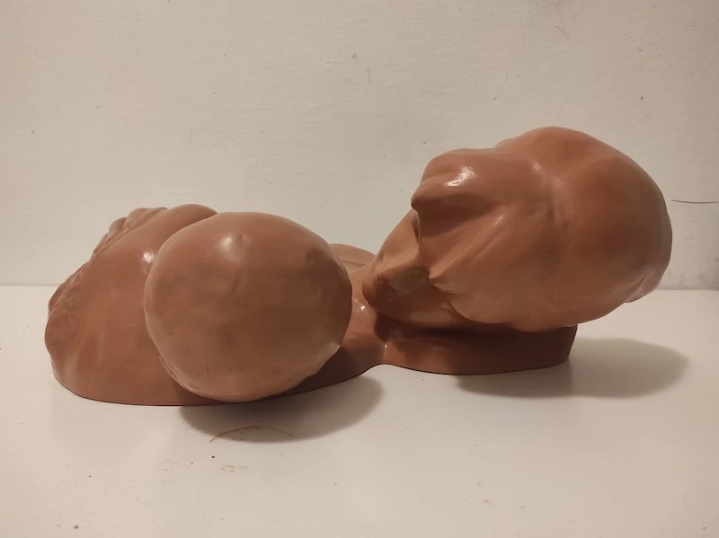 Keramická plastika - Matka s dítětem 