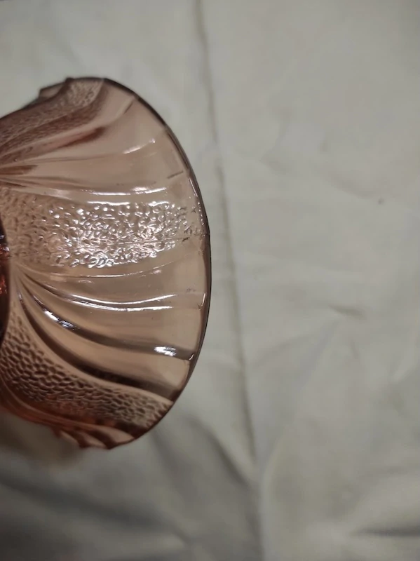 Retro skleněná mísa - nástolec 