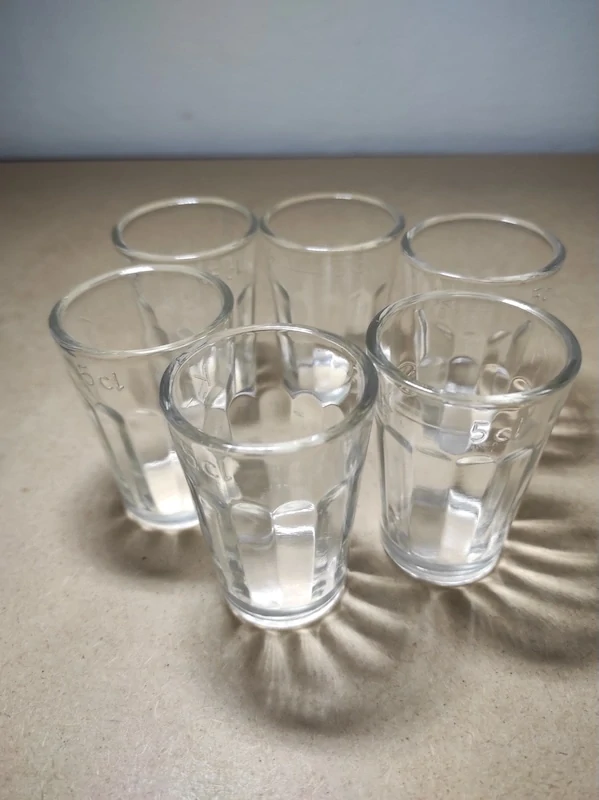 Retro poctivé hospodské panáky K - 5 cl