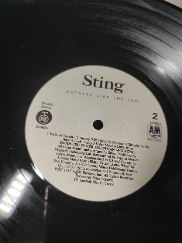 Sting - Nothing Like The Sun 