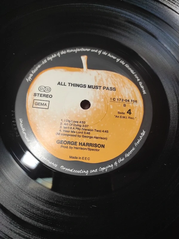 3LP George Harrison - All Things Must Pass ( GEMA )