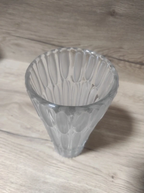 Retro skleněná váza 