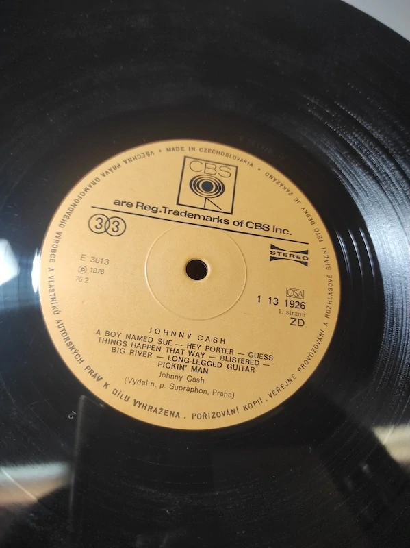 Johnny Cash - Supraphon 1976