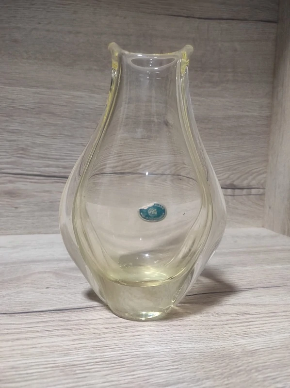 Váza hutní sklo - Klinger 