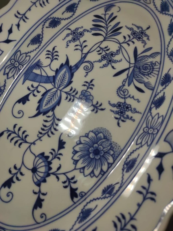 Ovalný tác - podnos - cibulák Dubí