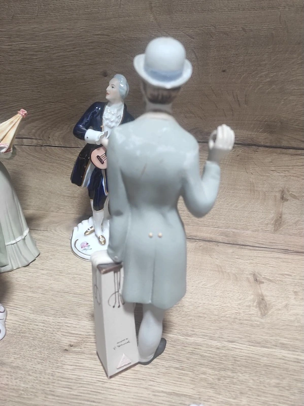 Porcelánové sošky Royal Dux – set 5 ks