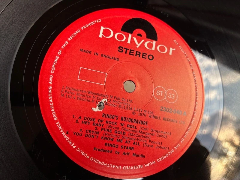 LP Ringo Starr – Ringo's Rotogravure