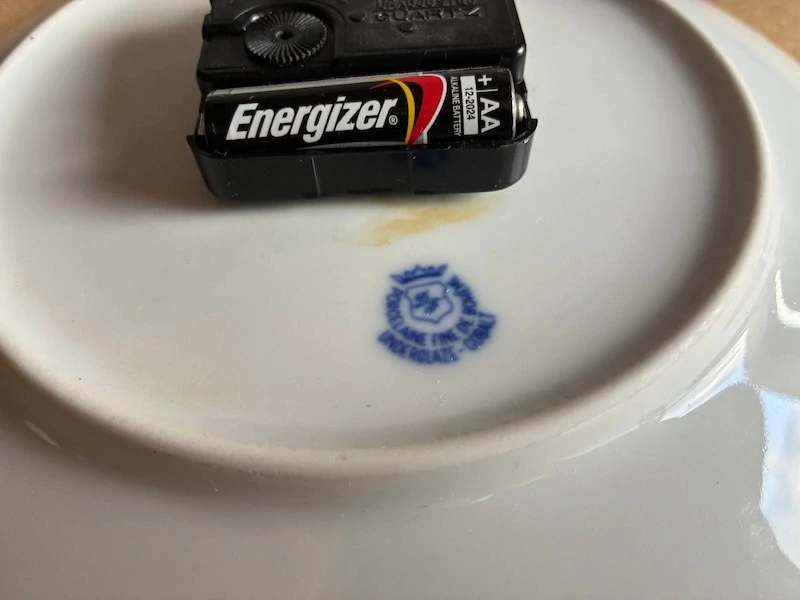 Porcelánové hodiny