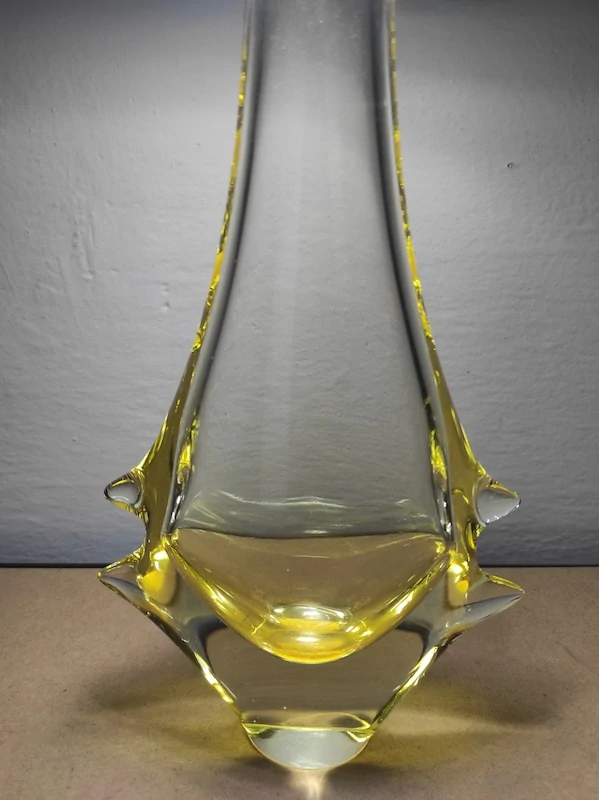 Váza hutní sklo - Klinger 