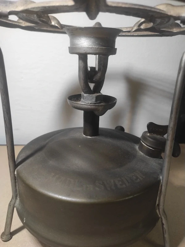 Starý hořák - vařič Optimus Sweden 