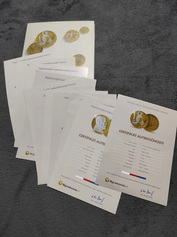 Nejslavnější Československé mince 