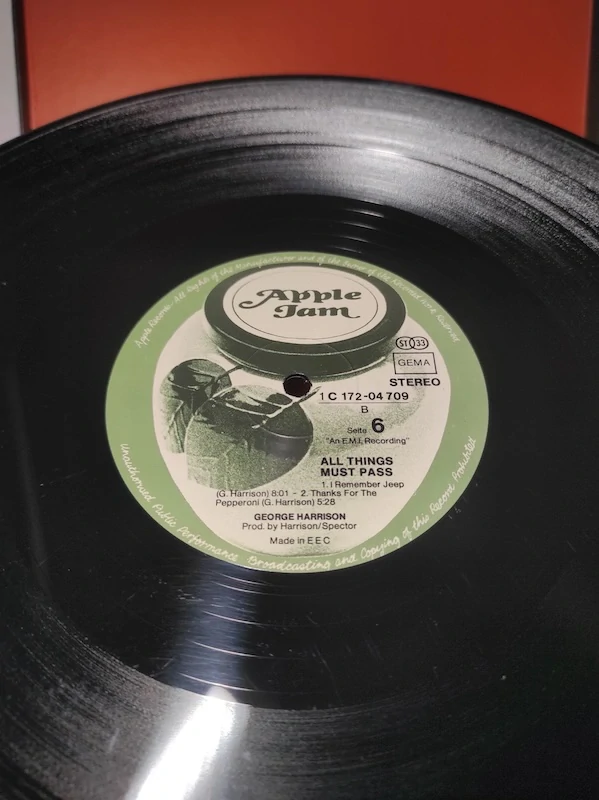 3LP George Harrison - All Things Must Pass ( GEMA )