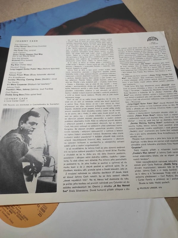 Johnny Cash - Supraphon 1976