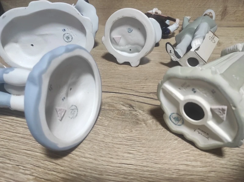 Porcelánové sošky Royal Dux – set 5 ks