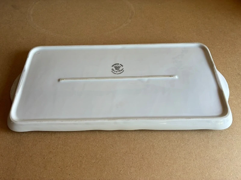 Porcelánový cibulákový podnos – RGK Leander 1946