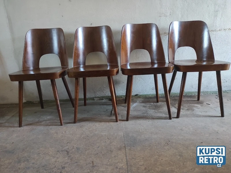 Židle TON 515 Oswald Haerdtl 4 ks