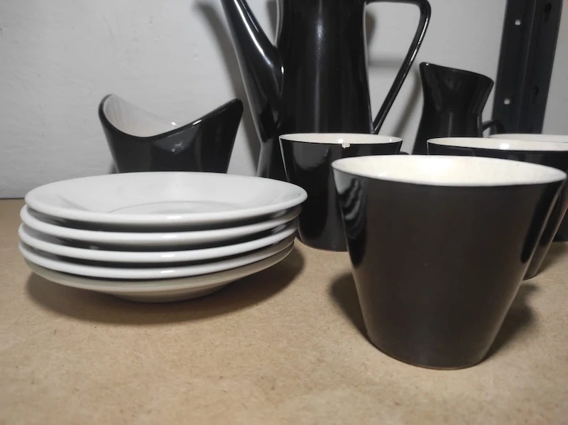 Keramický kávový servis J. Radová, Kožlany