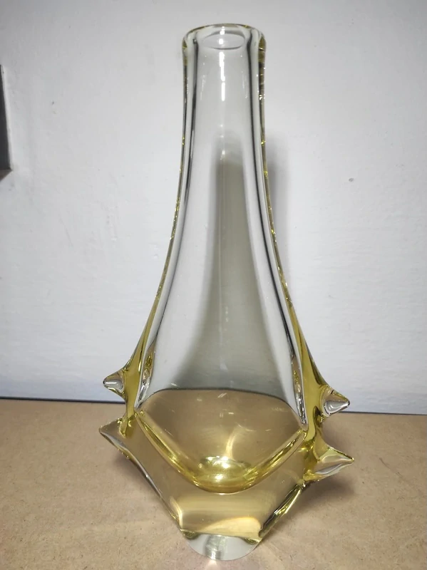 Váza hutní sklo - Klinger 