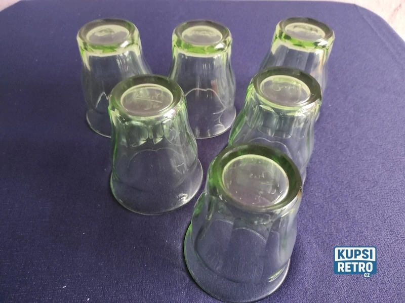 Skleničky Durit zelené 
