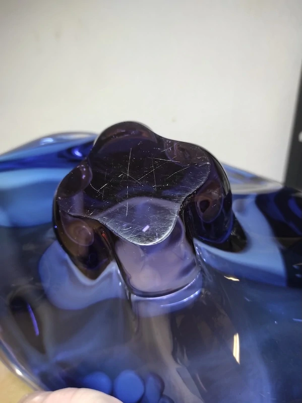 Luxusní mísa hutní sklo Josef Hospodka 