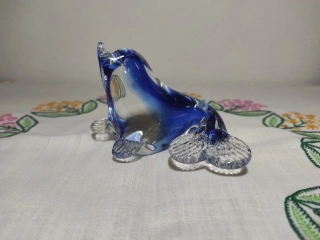 Skleněná figurka tuleň