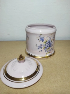 Růžový porcelán cukřenka H&C