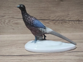 Porcelánová soška bažant - Eichwald, Dubí
