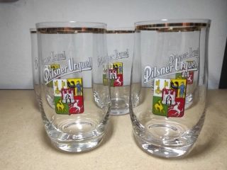 Pilsner Urquell - retro pivní sklenice 0,3 l