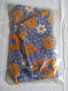 Retro nákupní taška se zapínáním