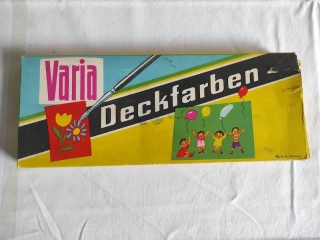 Retro vodové barvy Varia - Made in GDR