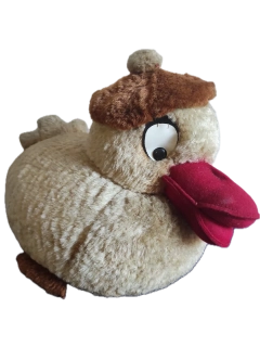 Retro velká plyšová kačena 